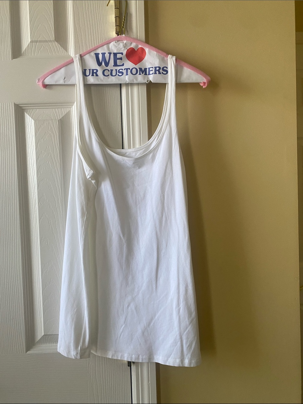 Lilly Pulitzer White Scoop Tank Top